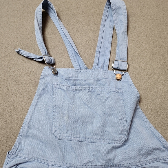 Jean Dress Overalls Vintage Light Blue Denim Overall Dress / Jumper Sz 11 - Picture 5 of 10